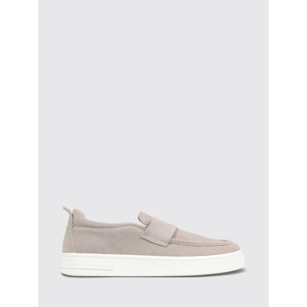 Armani Exchange Men Suede Sneakers Armani Exchange